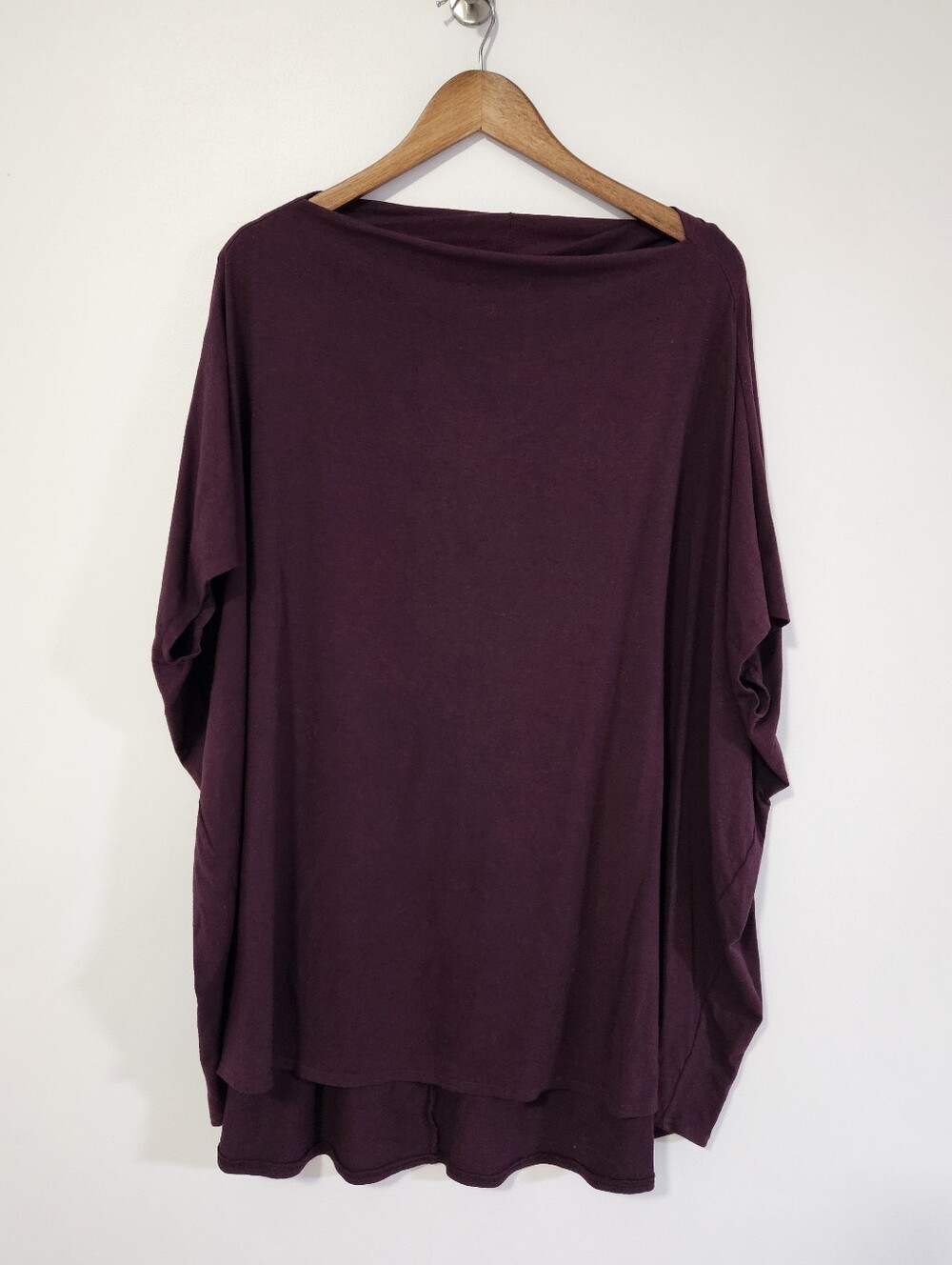 Bryn Walker Bamboo Organic Cotton Lagenlook Tunic Top Large